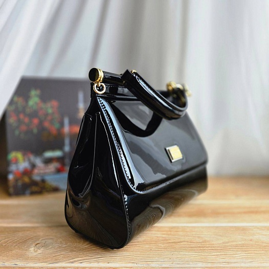 Кожаная сумка Dolce & Gabbana Sicily 25x19 см   