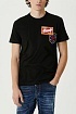 Чёрная футболка Dsquared2 Keep Exploring