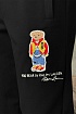 Чёрные спортивные штаны Polo Ralph Lauren "Bear"