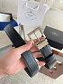 Двусторонний кожаный ремень Prada premium