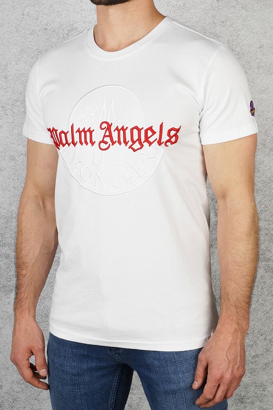 Мужская футболка Palm Angels - White