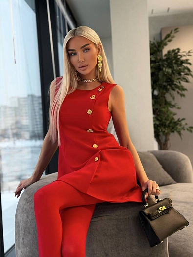 Женское платье Schiaparelli premium - Red   