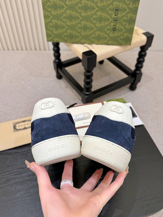 Мужские кроссовки Gucci G75 - Blue