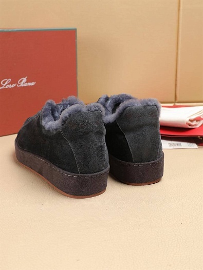 Зимние кроссовки с мехом Loro Piana   