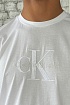 Футболка белого цвета Calvin Klein embroidered-logo