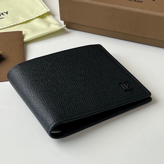 Кожаный кошелёк Burberry Premium 11x10 см   