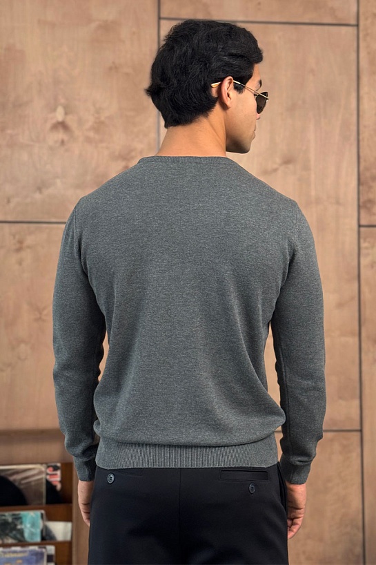 Мужская серая кофта Etro logo-embroidered