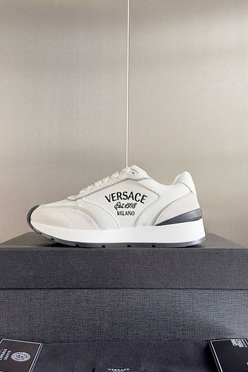 Женские кроссовки Versace Premium - White   