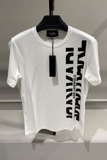 Мужская футболка Karl Lagerfeld - White   