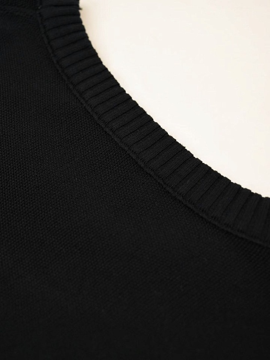 Мужская чёрная футболка Loro Piana premium