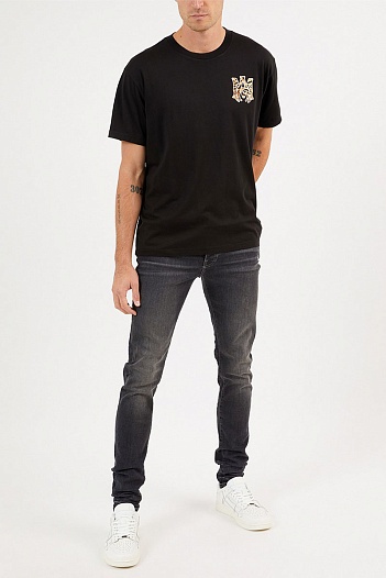Чёрная мужская футболка Amiri Chinese New Year logo   