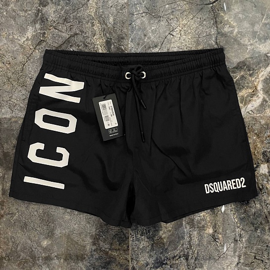 Мужские шорты Dsquared2 "ICON" - Black
