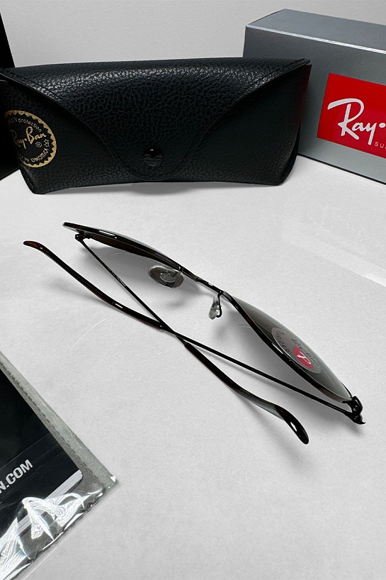 Солнцезащитные очки Ray-Ban Aviator Large Metal - Brown