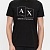 Футболка чёрного цвета Armani Exchange logo-print