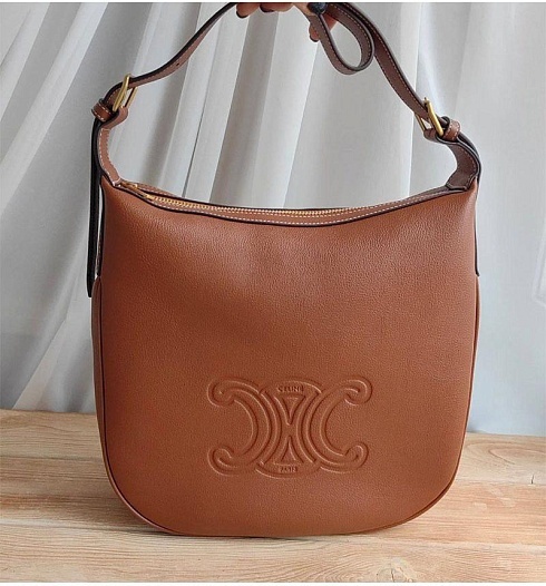 Кожаная сумка Celine 28x25 см   