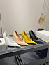 Женские кожаные туфли на каблуке Yves Saint Laurent premium