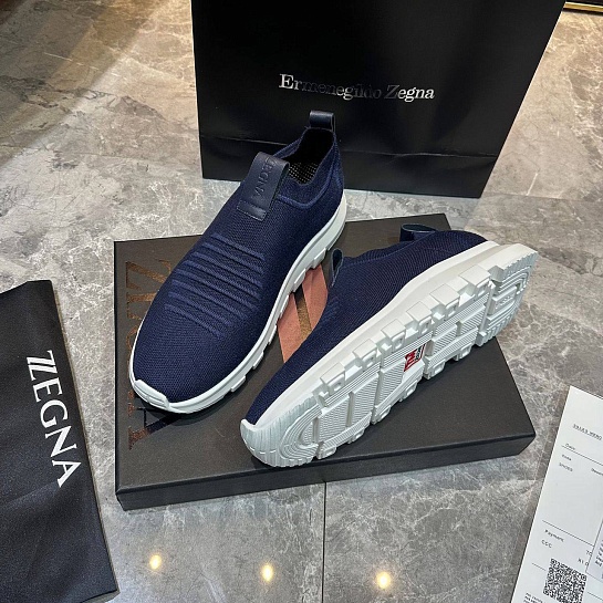 Мужские текстильные кроссовки Ermenegildo Zegna