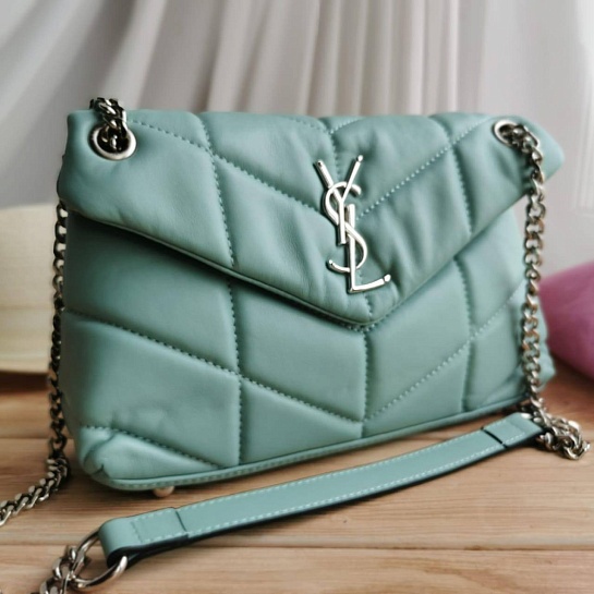 Женская сумка Yves Saint Laurent Loulou 36x22 см - Green