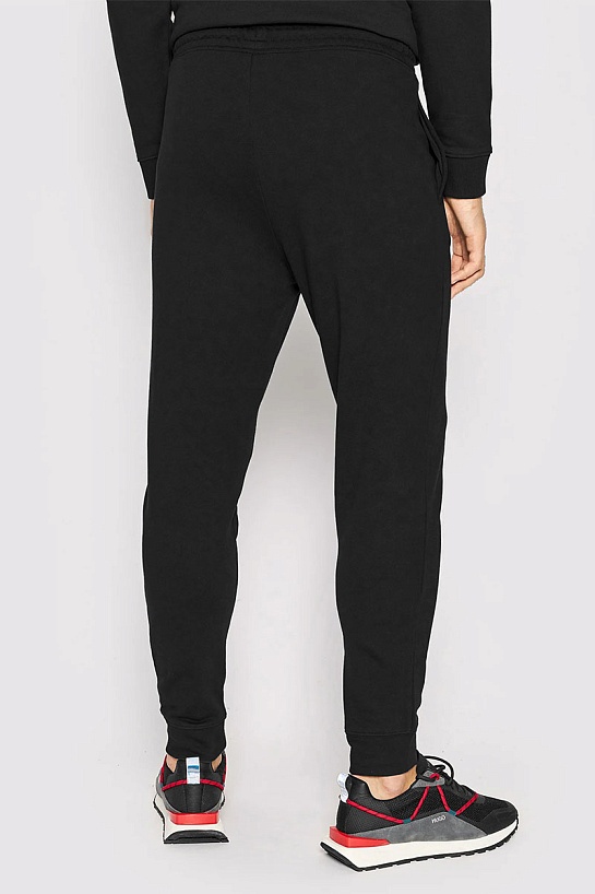 Чёрные спортивные штаны Hugo Boss Dutschi logo-print