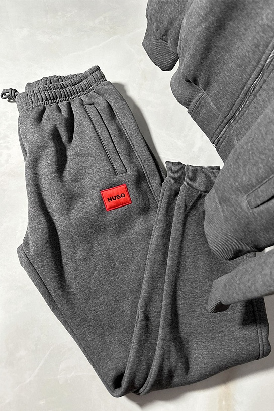 Утеплённые штаны на флисе Hugo Boss - Grey