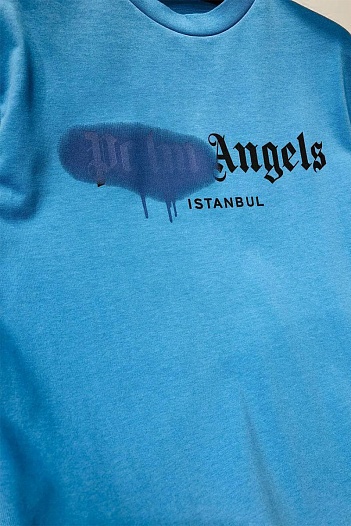 Оверсайз футболка Palm Angels Istanbul - Blue   