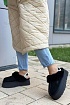 Замшевые женские слиперы с мехом UGG Funkette Platform
