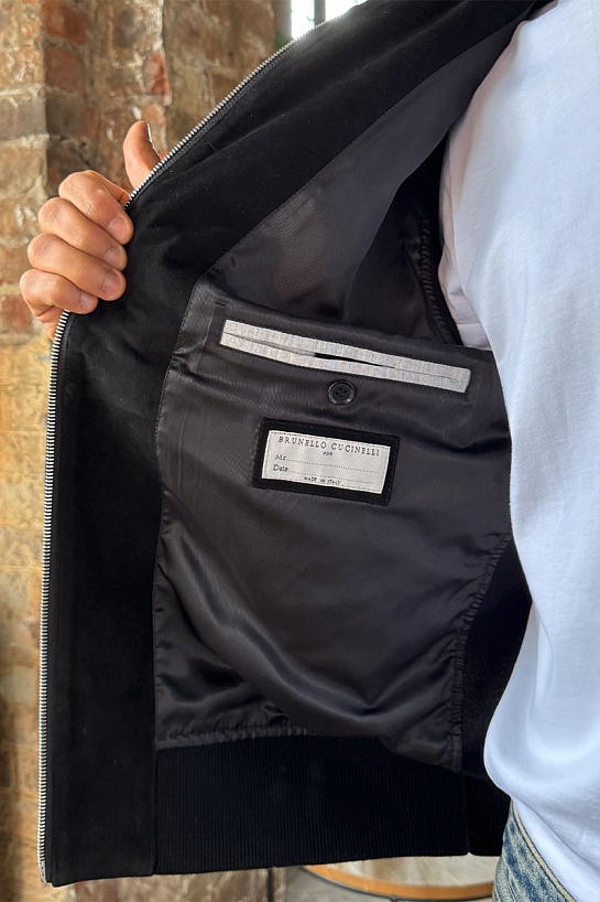 Куртка чёрного цвета Brunello Cucinelli Premium