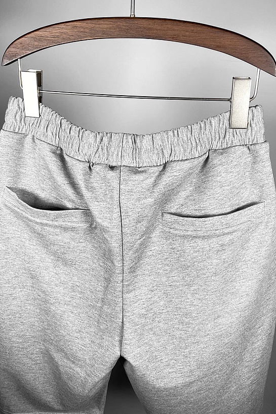 Мужские серые шорты Emporio Armani