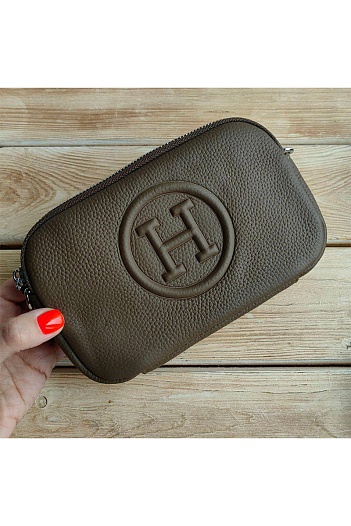 Кожаная сумка Hermes Camera Bag 20x12.5 см (5 расцветок)   