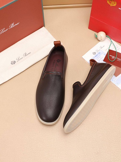 Кожаные лоферы Loro Piana   