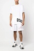 Мужская белая футболка Dsquared2