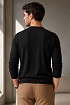 Мужской чёрный джемпер Burberry TB logo-embroidered