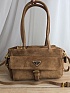Замшевая сумка Prada 30x16 см