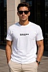 Мужская футболка Dsquared2 "Sweat and Tears" - White