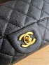 Кожаная сумка Chanel Burgundy Quilted 20x13 см