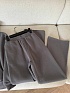 Женский костюм тройка на флисе Schiaparelli premium - Grey