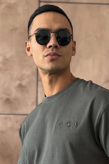 Солнцезащитные очки Ray-Ban Round Metal - Black   