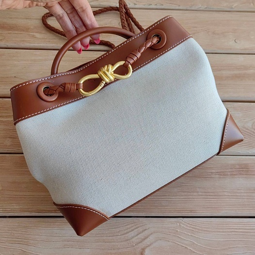 Женская сумка Bottega Veneta Small Andiamo Top Handle Bag 25x20 см (2 расцветки)   