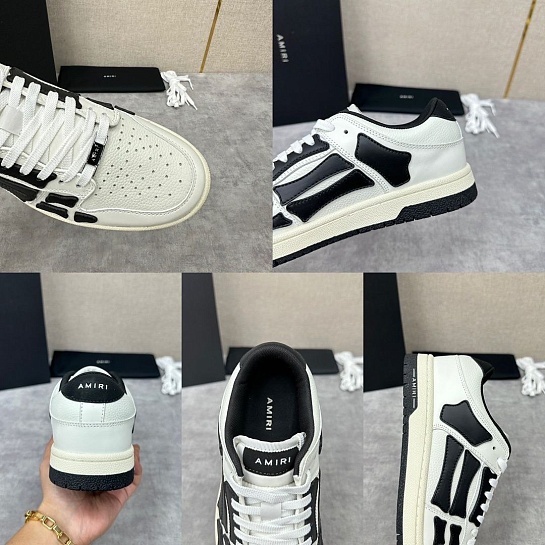 Кожаные кроссовки Amiri Skel Top Low