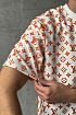 Белая оверсайз футболка Louis Vuitton Monogram Gradient