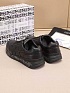 Кожаные кроссовки с мехом Premiata low-top - Black