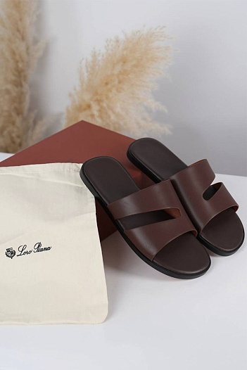 Мужские шлёпанцы Loro Piana Pilat Plain Walk   