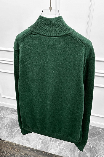 Мужской джемпер Hugo Boss quarter zip - Green   