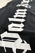 Черная оверсайз футболка Palm Angels logo-print