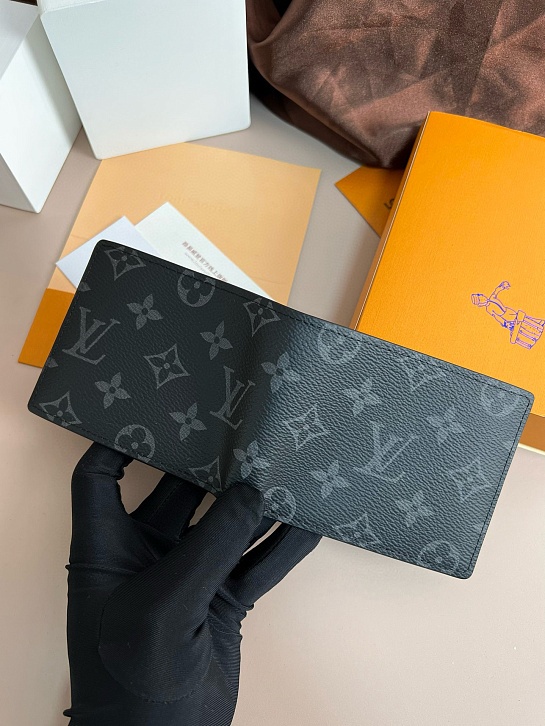 Кожаный кошелёк Louis Vuitton Slender Premium 11x8.5x1 см
