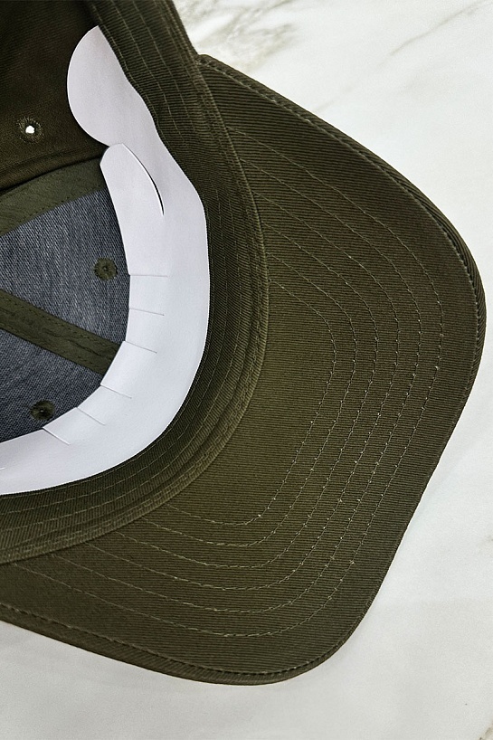 Бейсболка зелёного цвета Emporio Armani 7 logo-plaque