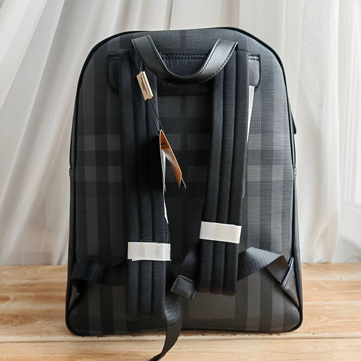 Кожаный рюкзак Burberry London Check 39х28x9 см   