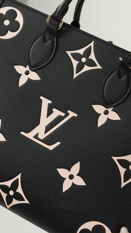 Женская кожаная сумка Louis Vuitton Onthego MM Premium 35x27x14 см