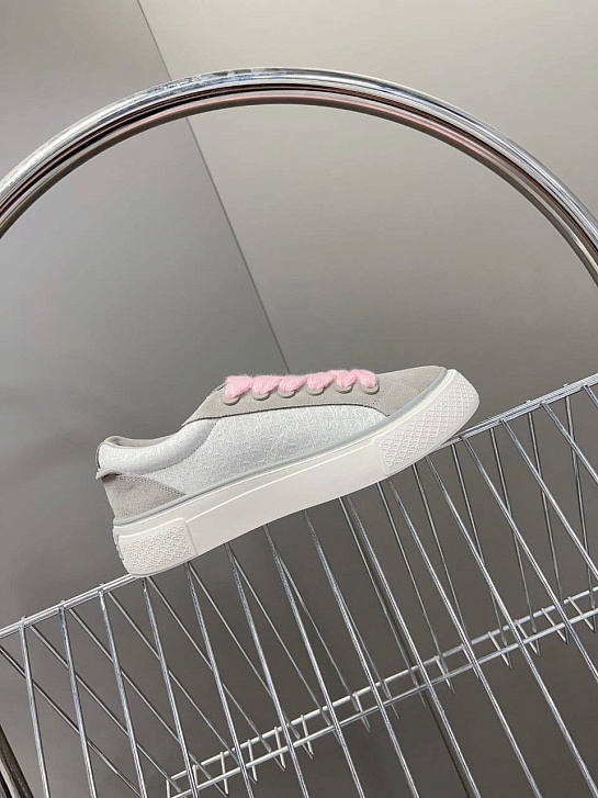 Женские комбинированные кроссовки Dior - Grey