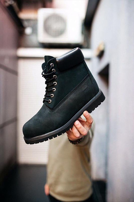 Мужские ботинки Timberland Black Termo